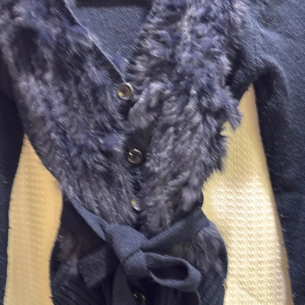 Real Rabbit Fur And Wool Sweater !!! - Picture 4 of 5